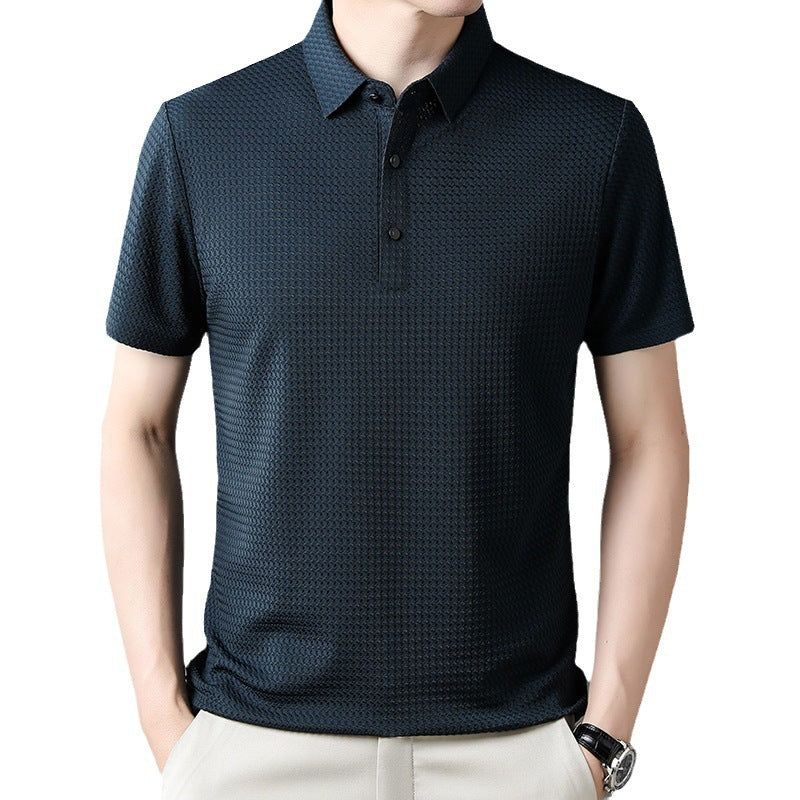 Men's Textured Fit Polo Shirt