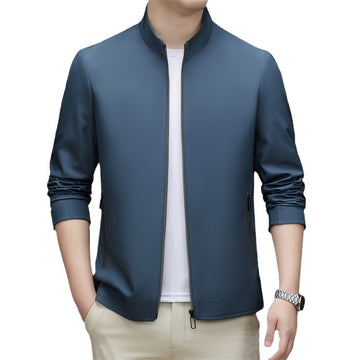 Men's Stand Collar Polo Jacket